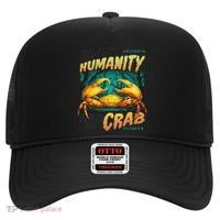 Reject Humanity Crab Horror Crab Horror Funny Meme Hat thumb 0