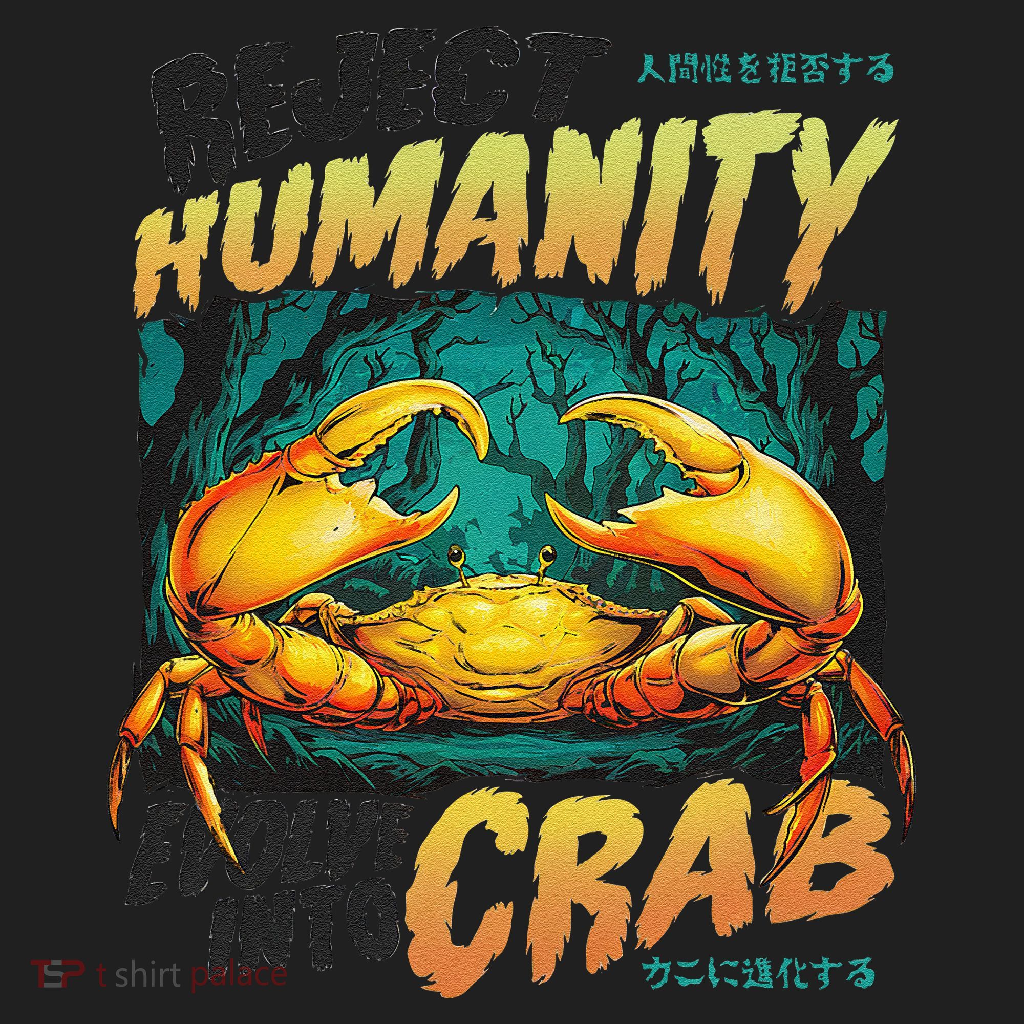 Reject Humanity Crab Horror Crab Horror Funny Meme Hat