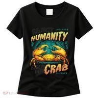 Reject Humanity Crab Horror Crab Horror Funny Meme Women's T-Shirt thumb 0