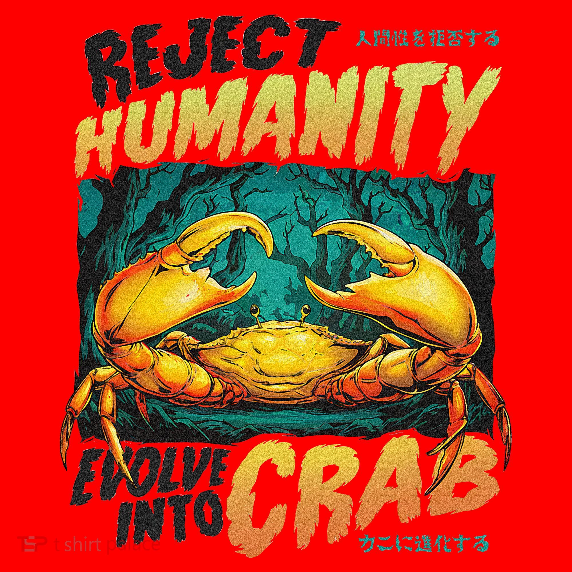 Reject Humanity Crab Horror Crab Horror Funny Meme Santa Hat