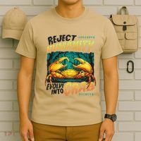 Reject Humanity Crab Horror Crab Horror Funny Meme T-Shirt thumb 6