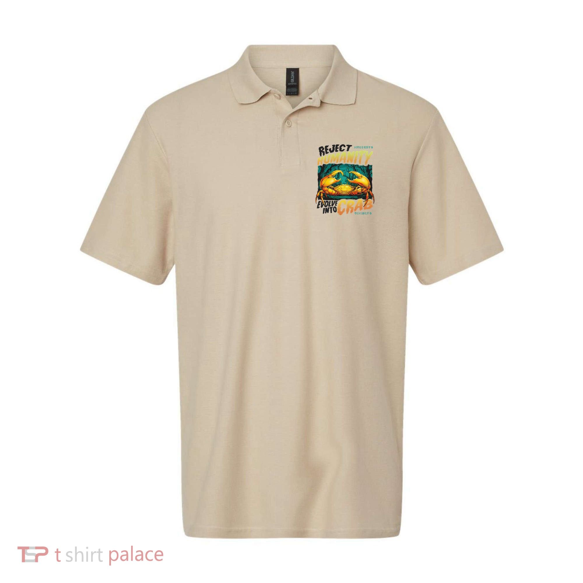 Reject Humanity Crab Horror Crab Horror Funny Meme Polo