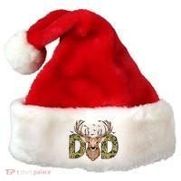 Retro Hunter Dad Deer Hunting Santa Hat thumb 0