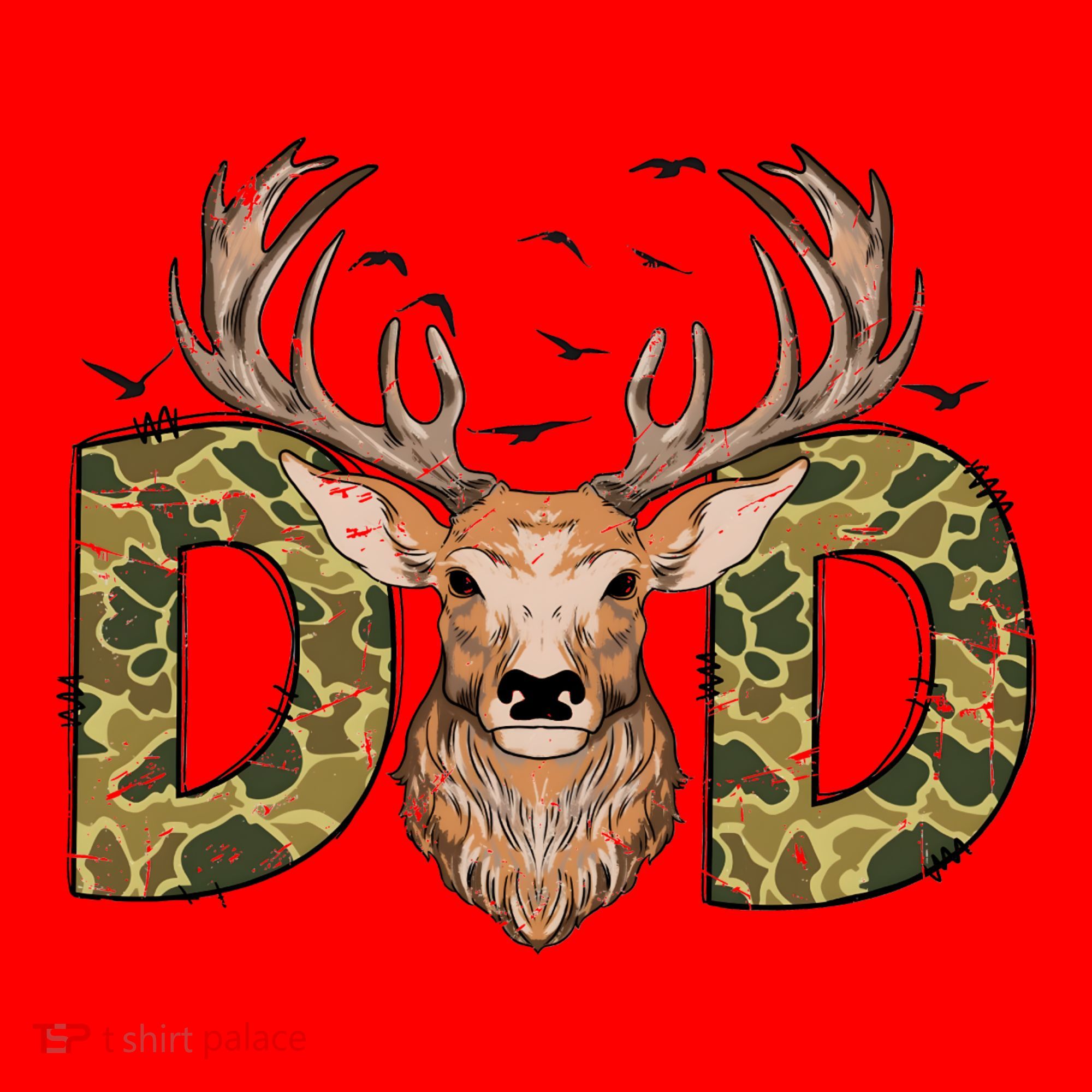 Retro Hunter Dad Deer Hunting Santa Hat