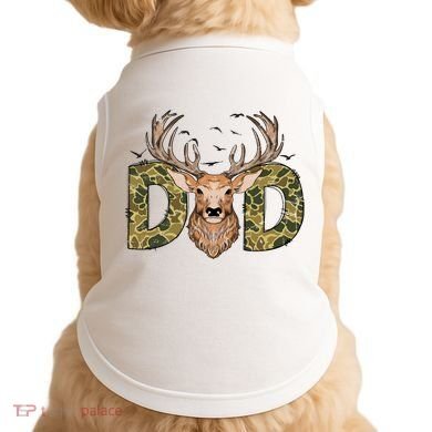 Retro Hunter Dad Deer Hunting Doggie Tank