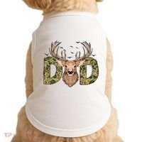 Retro Hunter Dad Deer Hunting Doggie Tank thumb 0