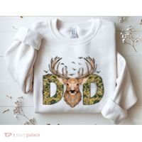 Retro Hunter Dad Deer Hunting Sweatshirt thumb 2