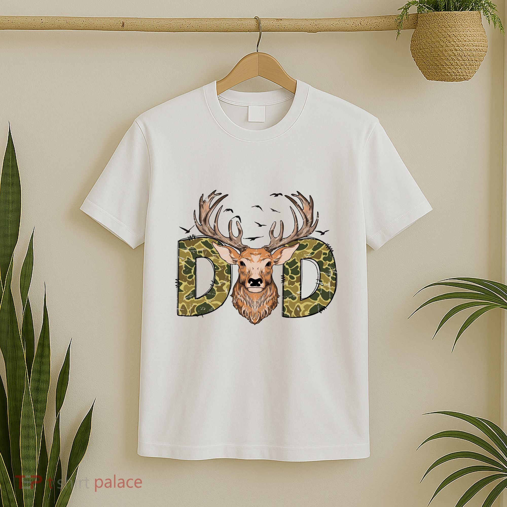 Retro Hunter Dad Deer Hunting T-Shirt