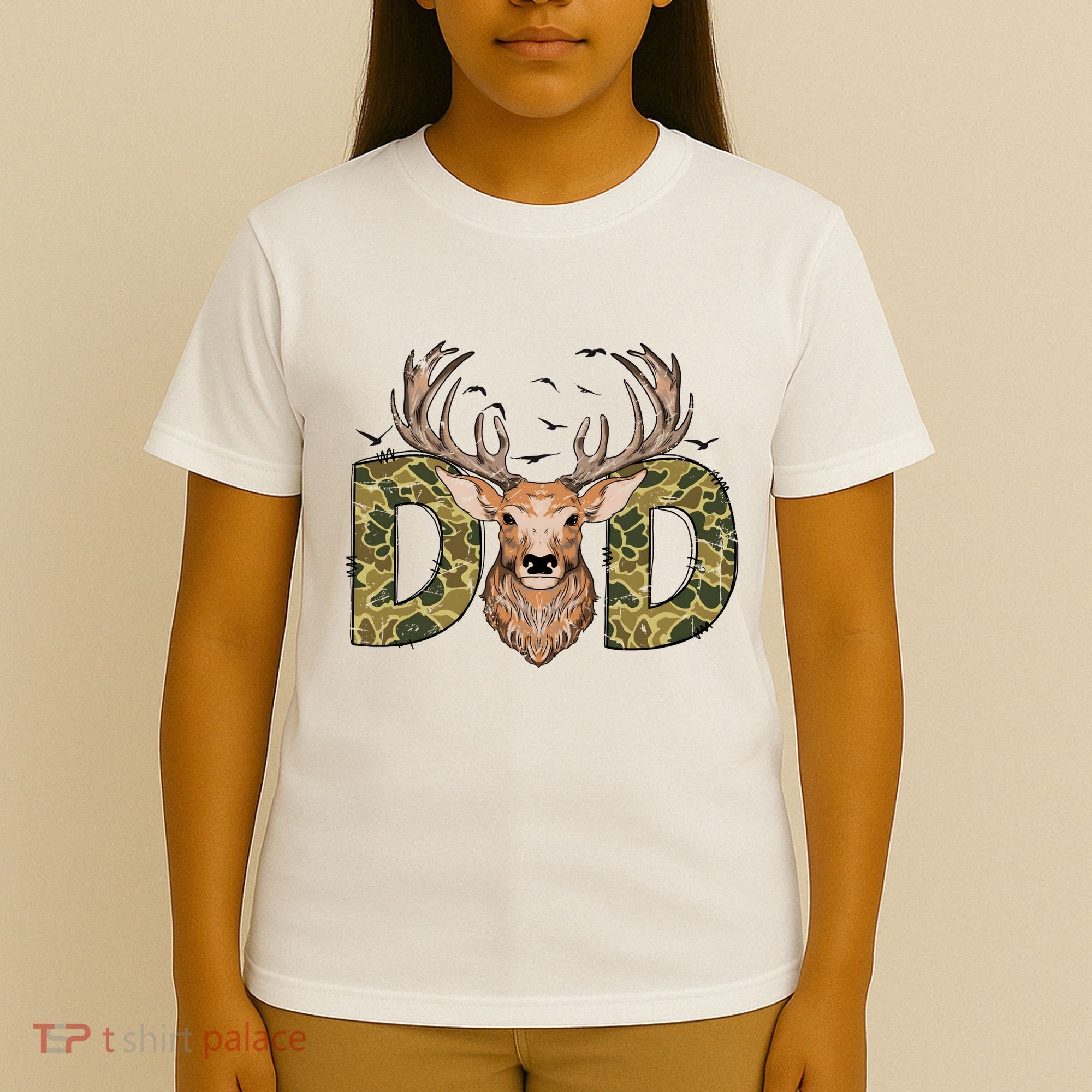 Retro Hunter Dad Deer Hunting T-Shirt