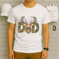 Retro Hunter Dad Deer Hunting T-Shirt thumb 6