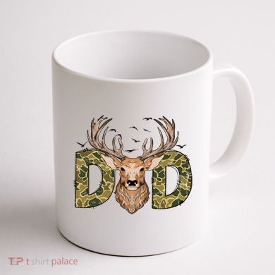 Retro Hunter Dad Deer Hunting Coffee Mug back