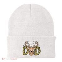 Retro Hunter Dad Deer Hunting Beanie thumb 0