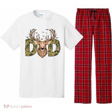 Retro Hunter Dad Deer Hunting Pajama Set
