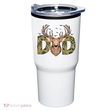 Retro Hunter Dad Deer Hunting Tumbler