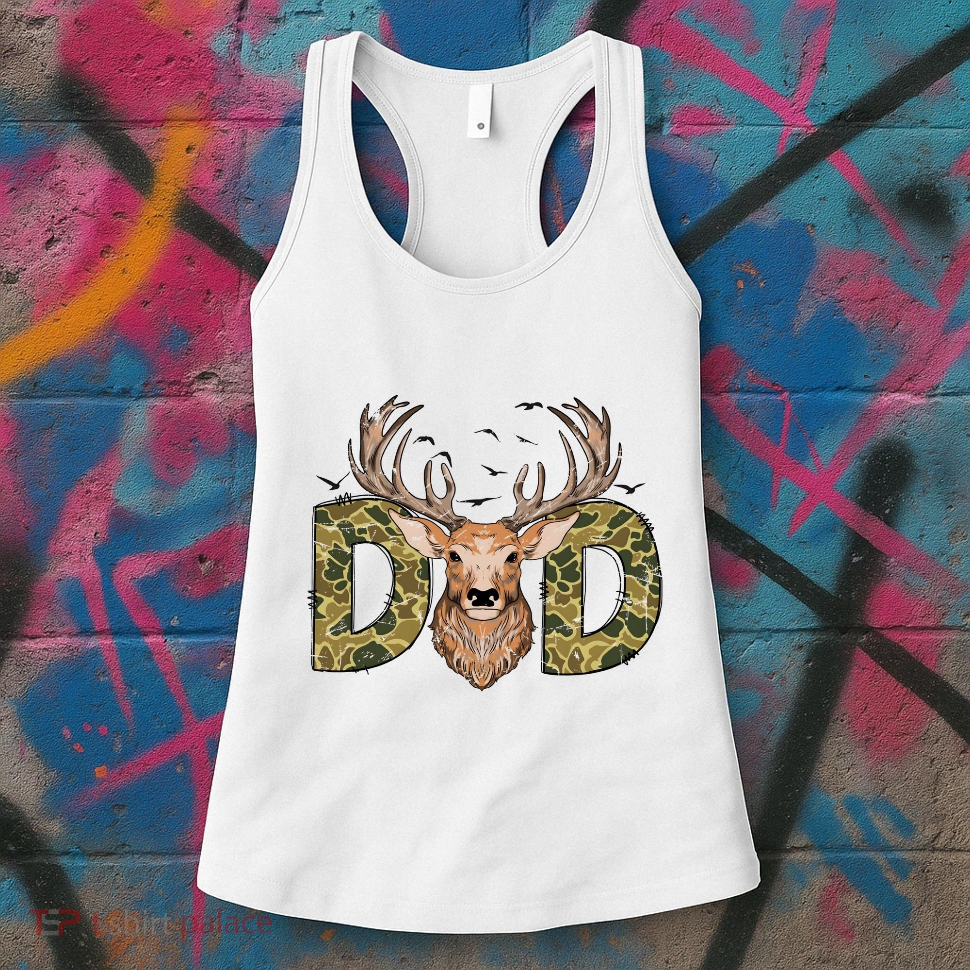 Retro Hunter Dad Deer Hunting Women's Tank Top
