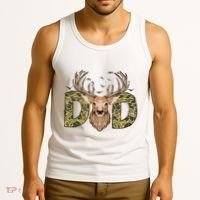 Retro Hunter Dad Deer Hunting Tank Top thumb 3