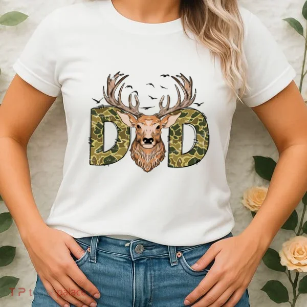 Retro Hunter Dad Deer Hunting Women's T-Shirt