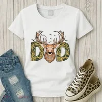 Retro Hunter Dad Deer Hunting Women's T-Shirt thumb 3