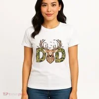 Retro Hunter Dad Deer Hunting Women's T-Shirt thumb 4