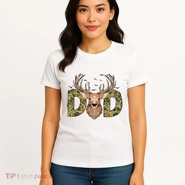 Retro Hunter Dad Deer Hunting Women's T-Shirt