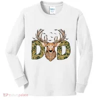 Retro Hunter Dad Deer Hunting Kids Long Sleeve Shirt thumb 0