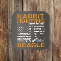 Rabbit Hunting Dog Beagle Hunter Hunting Dog Beagles Coaster thumb 0