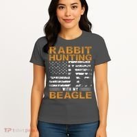 Rabbit Hunting Dog Beagle Hunter Hunting Dog Beagles Women's T-Shirt thumb 4