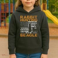 Rabbit Hunting Dog Beagle Hunter Hunting Dog Beagles Kids Hoodie thumb 3