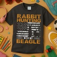 Rabbit Hunting Dog Beagle Hunter Hunting Dog Beagles Kids T-Shirt thumb 3