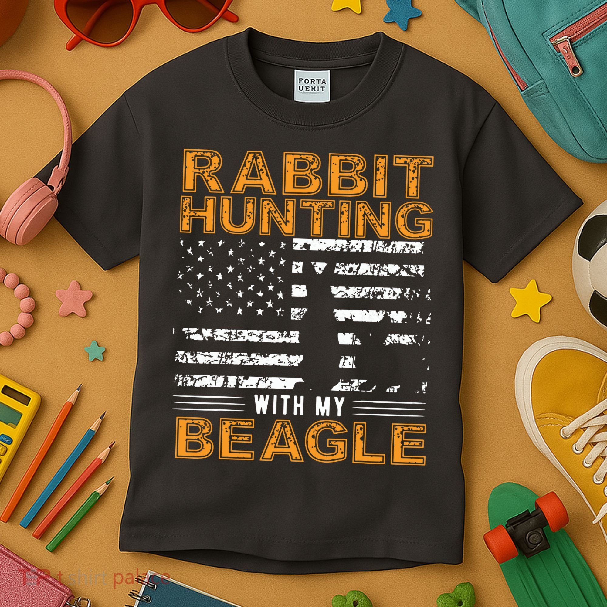Rabbit Hunting Dog Beagle Hunter Hunting Dog Beagles Kids T-Shirt