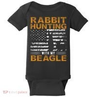 Rabbit Hunting Dog Beagle Hunter Hunting Dog Beagles Baby Bodysuit thumb 0