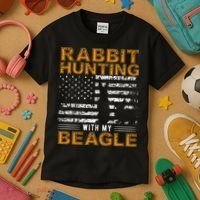 Rabbit Hunting Dog Beagle Hunter Hunting Dog Beagles Kids T-Shirt thumb 3