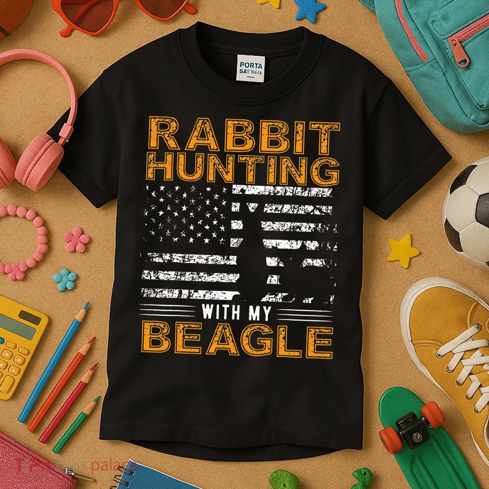 Rabbit Hunting Dog Beagle Hunter Hunting Dog Beagles Kids T-Shirt