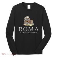 Rome He Eternal City Colosseum Long Sleeve Shirt thumb 0