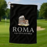 Rome He Eternal City Colosseum Golf Towel thumb 1