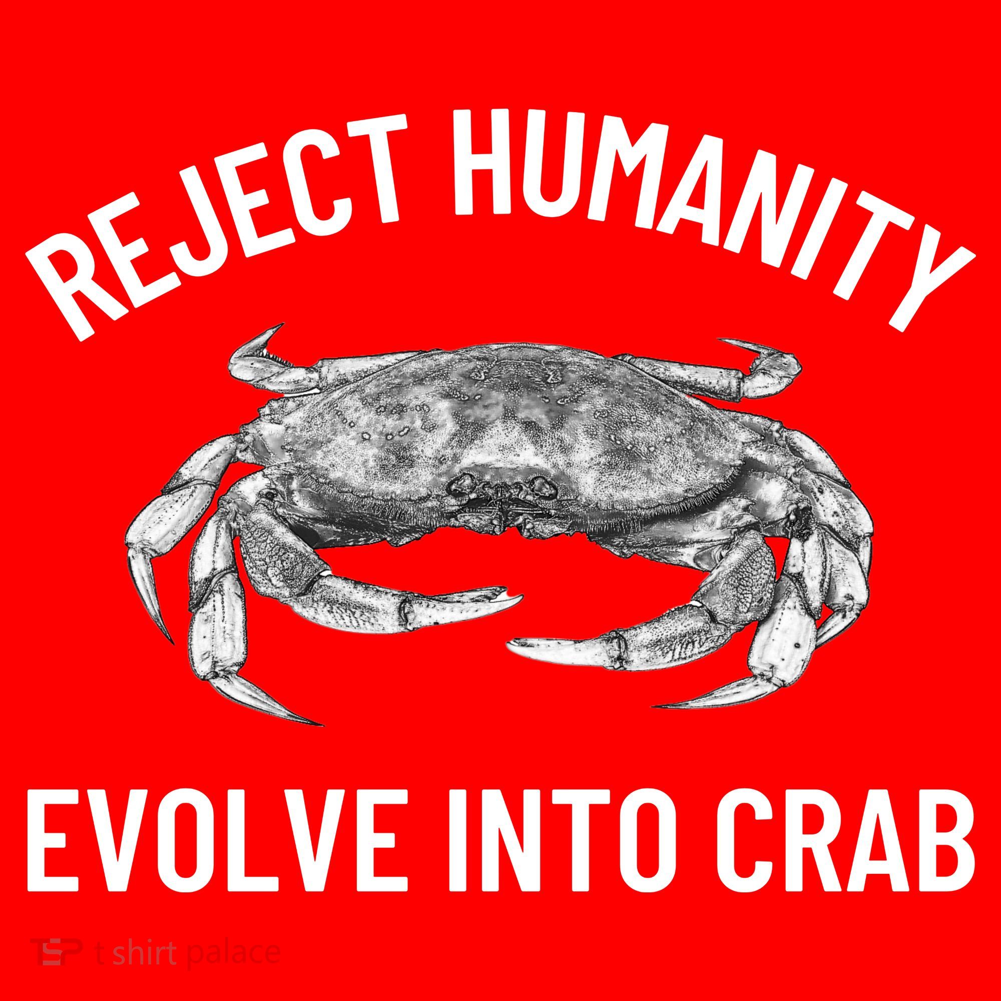 Reject Humanity Evolve Into Crab Santa Hat