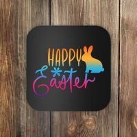 Rainbow Happy Easter Bunny Coaster thumb 0