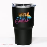 Rainbow Happy Easter Bunny Tumbler thumb 0