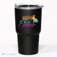 Rainbow Happy Easter Bunny Tumbler thumb 0