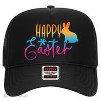 Rainbow Happy Easter Bunny Hat thumb 0