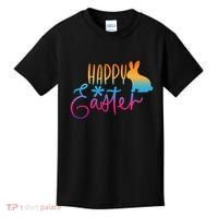 Rainbow Happy Easter Bunny Kids T-Shirt thumb 0