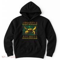 Reject Humanity Evolve Into Crab Hoodie thumb 0
