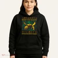 Reject Humanity Evolve Into Crab Hoodie thumb 5