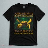 Reject Humanity Evolve Into Crab T-Shirt thumb 5