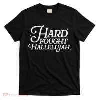 Retro Hard Fought Hallelujah Bible Verse Christian Jesus T-Shirt thumb 0