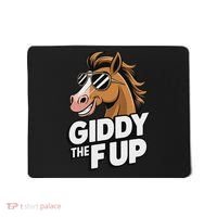 Race Horse Funny Derby Day Giddy The F Up Mousepad thumb 0