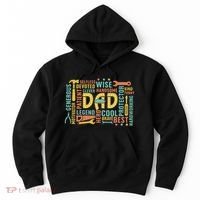 Retro Happy FatherS Day Dad Tools Best Dad Ever Hoodie thumb 0