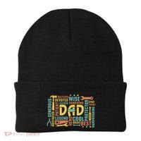 Retro Happy FatherS Day Dad Tools Best Dad Ever Beanie thumb 0