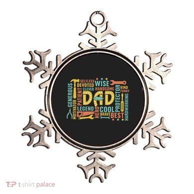 Retro Happy FatherS Day Dad Tools Best Dad Ever Ornament