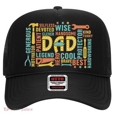 Retro Happy FatherS Day Dad Tools Best Dad Ever Hat